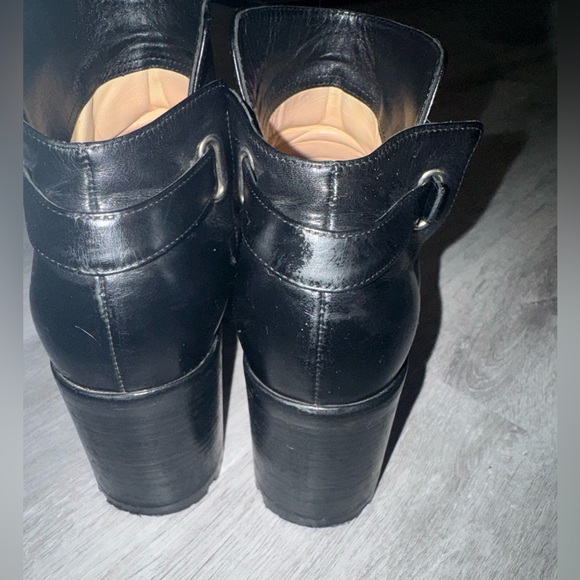 Christian Louboutin Biker Communa Leather Ankle Boots 37.5 - Picture 8 of 12